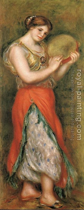 Pierre Auguste Renoir : Dancer with Tambourne (Gabrielle Renard)